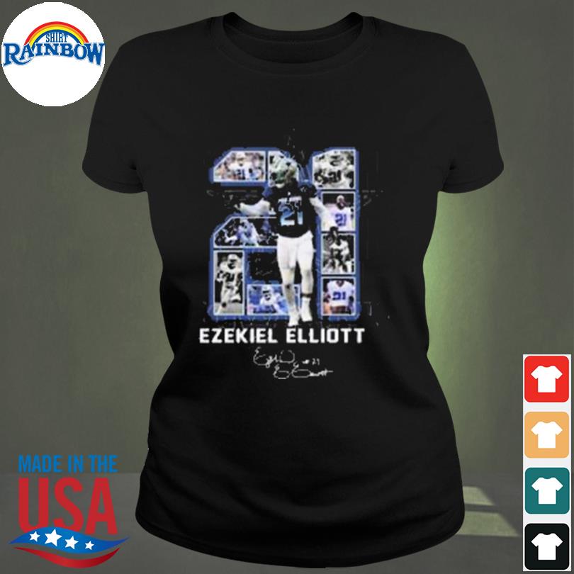 21 ezekiel elliott mvp Dallas Cowboys signature shirt, hoodie, sweater,  long sleeve and tank top