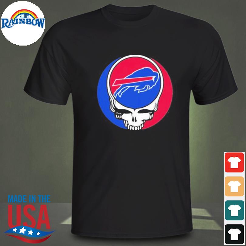 Grateful dead buffalo bills logo 2022 shirt