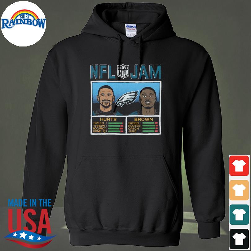 NFL Jam Philadelphia Eagles Jalen Hurts And A. J. Brown shirt