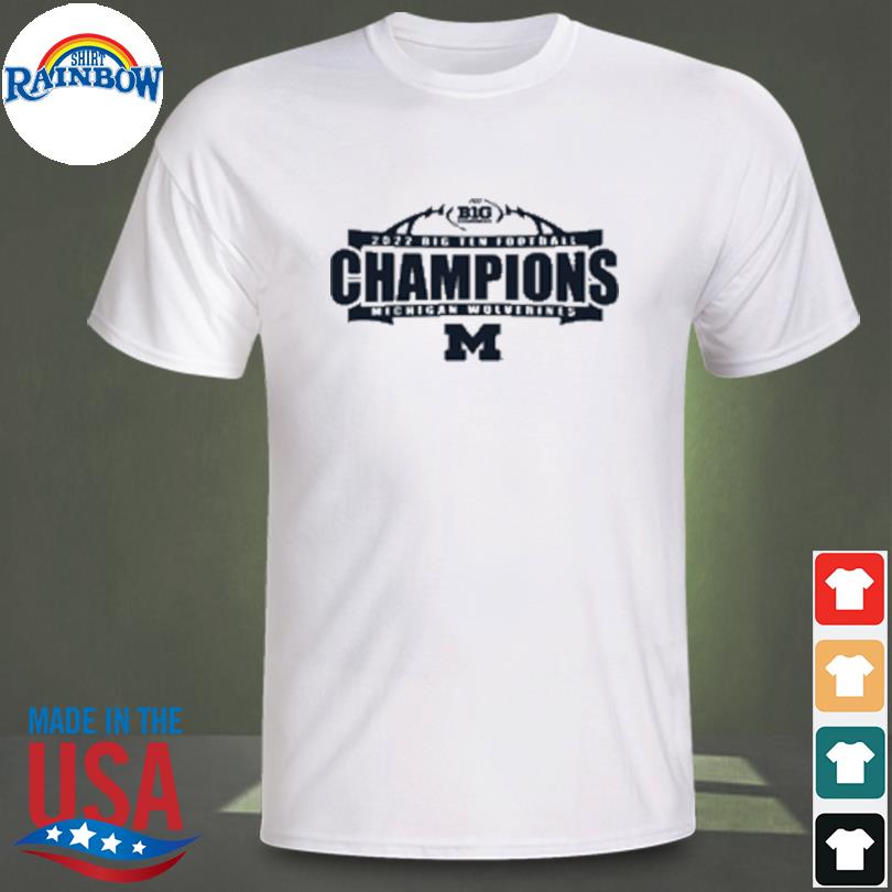 Big ten champions michigan football shirt