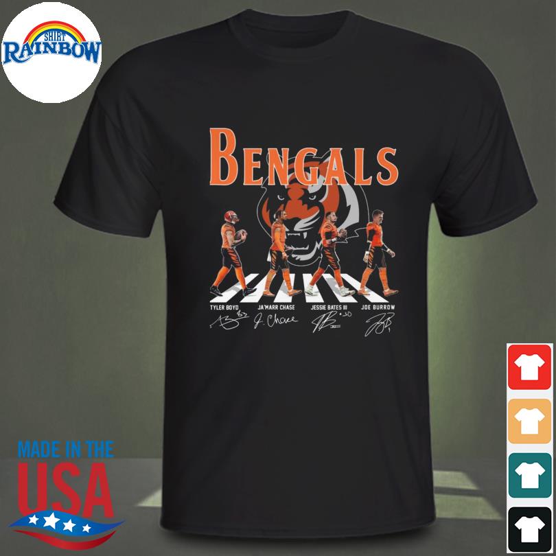 The Cincinnati Bengals Abbey Road Signatures T-Shirt, hoodie