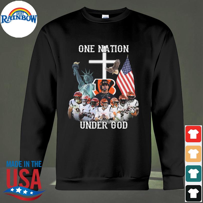 Cincinnati Bengals One Nation Under God Shirt - Jomagift