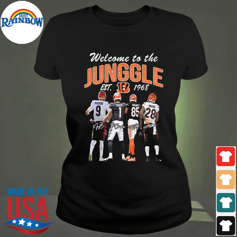 Bengals Welcome to the jungle 1968 shirt, hoodie, sweater, long