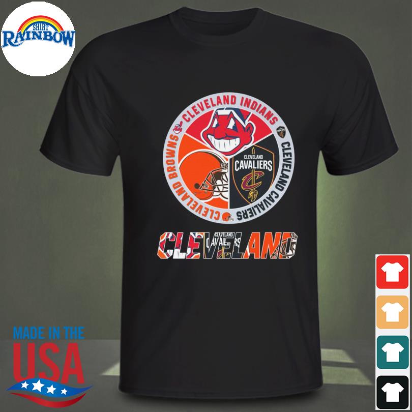 Cleveland Browns Cleveland Indians Cleveland Cavaliers logo shirt, hoodie,  sweater, long sleeve and tank top