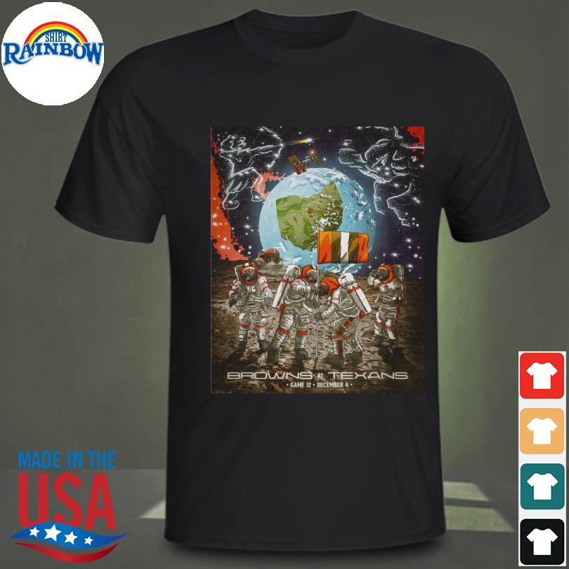 Cleveland browns set for landing in space city shirt