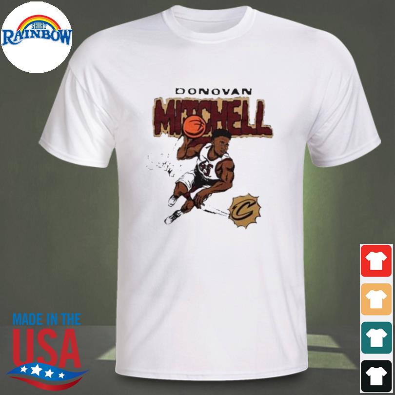 Cleveland cavaliers donovan mitchell comic shirt