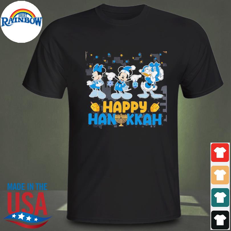 Disney Mickey Mouse and Friends Happy Hanukkah 2022 christmas sweater
