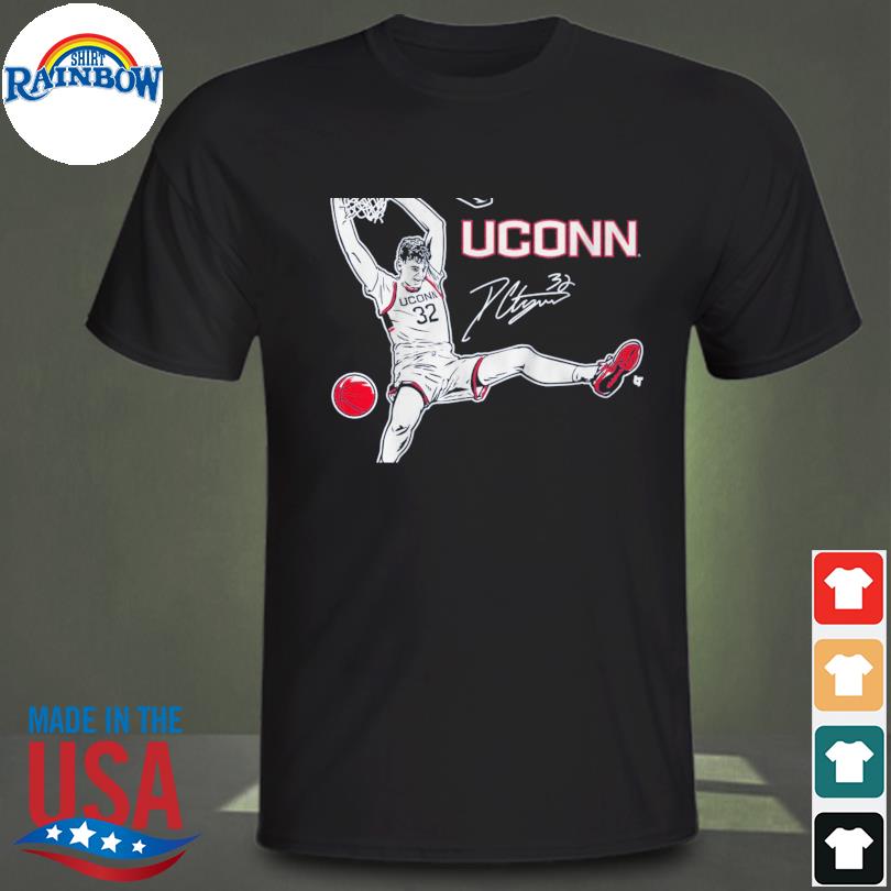 Donovan clingan signature slam Uconn basketball shirt