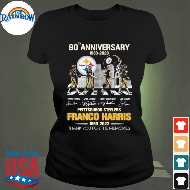 Pittsburgh Steelers pro football hall of fame thank you for the memories  signatures t-shirt, hoodie, sweater, long sleeve and tank top