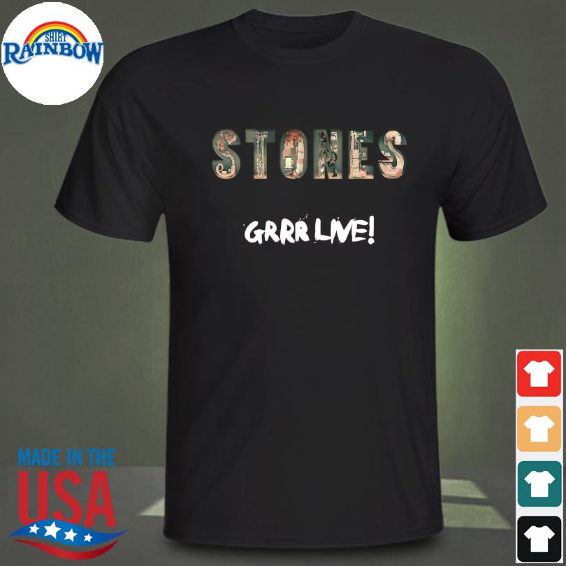 Grrr live exclusive the rolling stones shirt