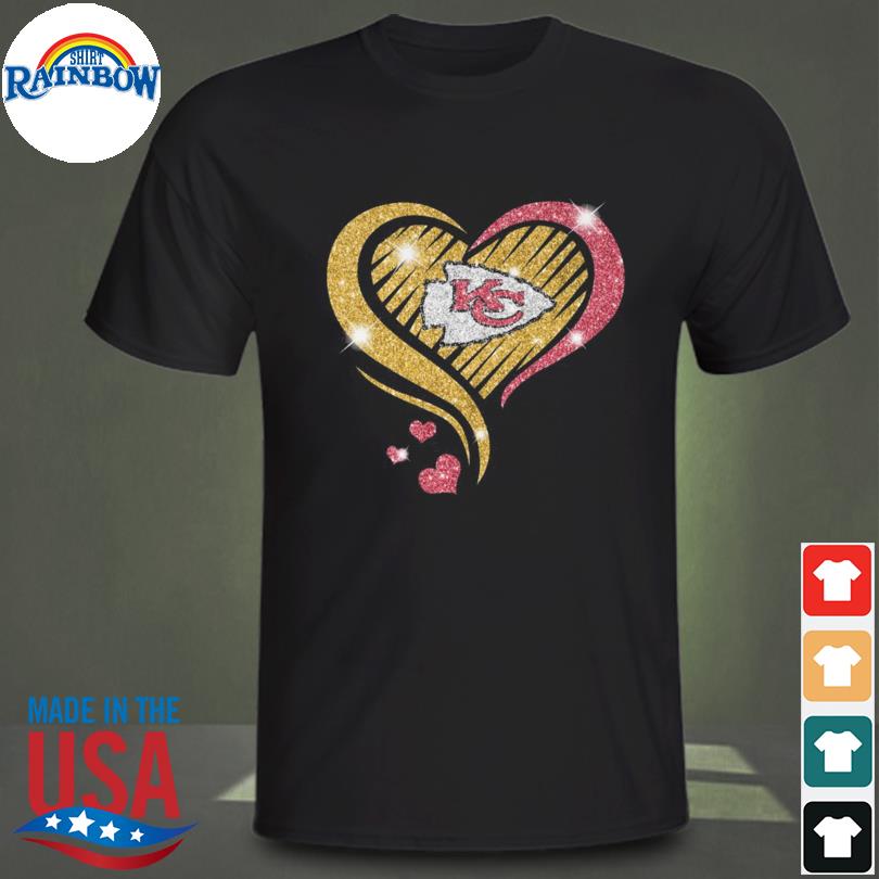 Heart Kansas City Chiefs Nfl Logo Shirt - Hersmiles in 2023