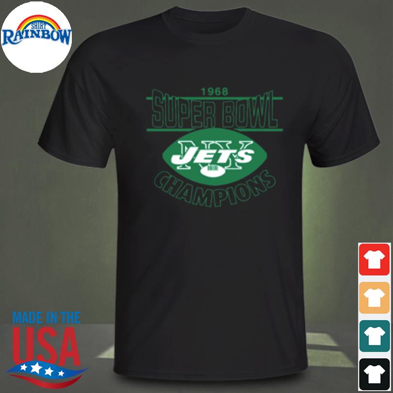 Homage branded ny jets super bowl iiI champs est 1968 shirt