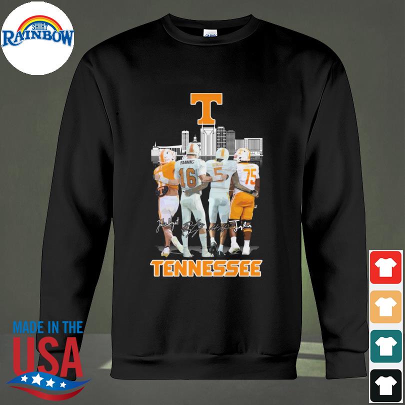 University Of Tennessee Peyton Manning And Hendon Hooker Signatures Shirt,  hoodie, sweater, long sleeve and tank top