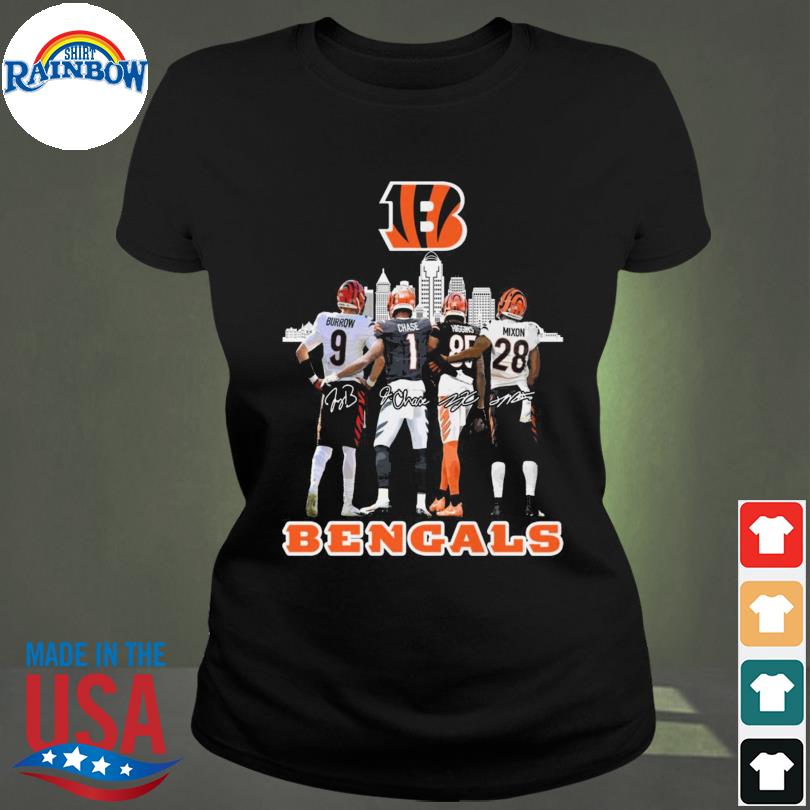 Official Cincinnati Bengals City Joe Burrow And Ja'Marr Chase Signatures  shirt, hoodie, sweater, long sleeve and tank top