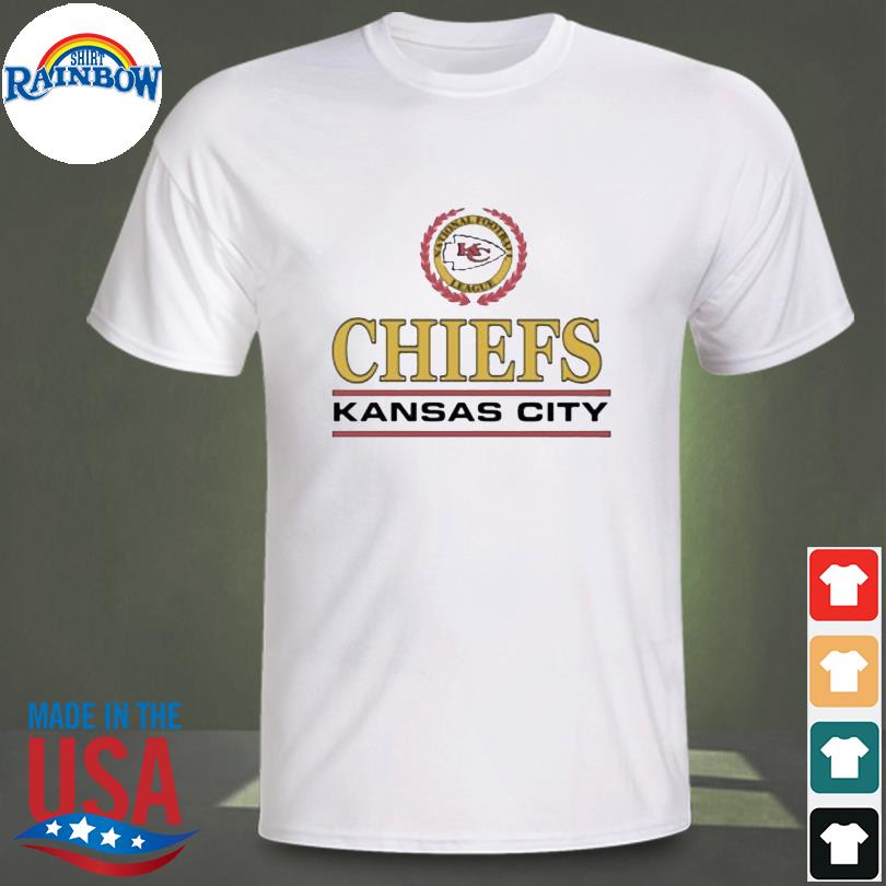 47 Kansas City Chiefs Grey Repeating Club Short Sleeve T Shirt