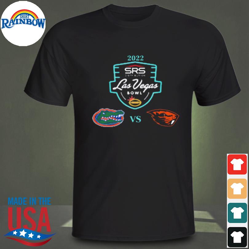 Las Vegas Bowl Merch 2022 Oregon State Beavers Vs Florida Gators T-Shirt