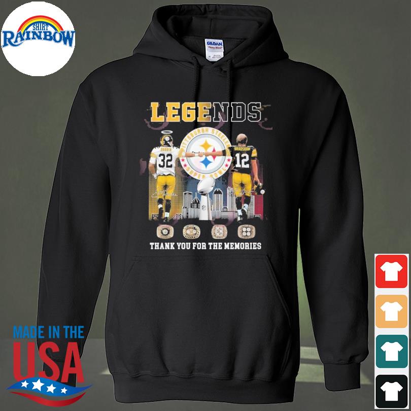 Legends Pittsburgh Steelers Harris And Bradshaw Thank You For The Memories  Unisex Shirt - T-shirts Low Price