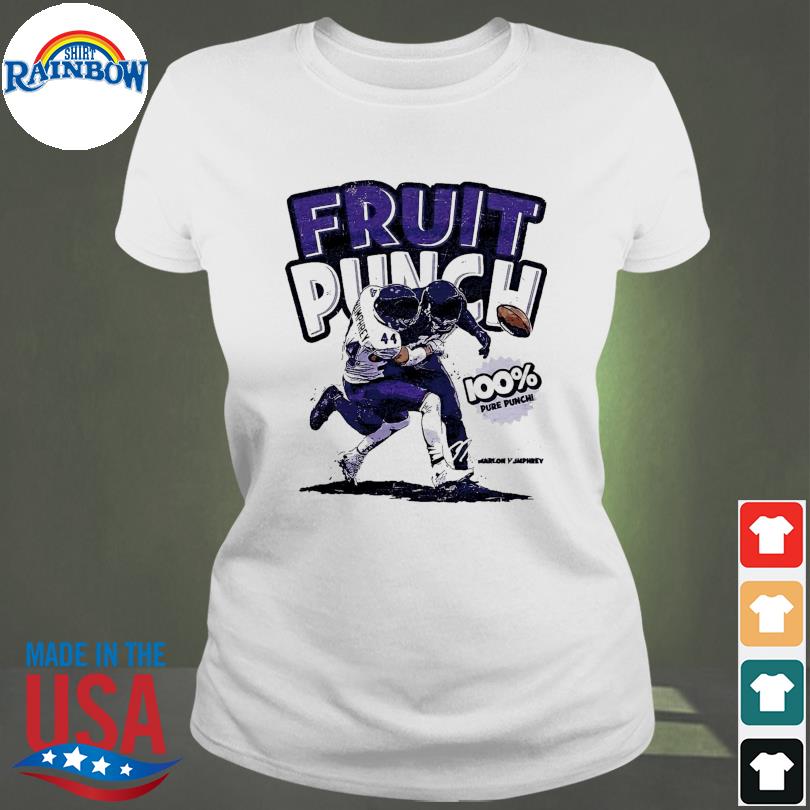 Marlon Humphrey Fruit Punch Shirt + Hoodie, Baltimore Ravens - NFLPA Licensed