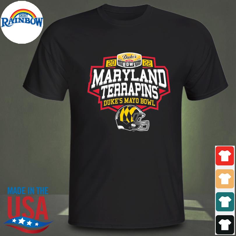 Maryland terrapins 2022 maryland duke's mayo bowl shirt