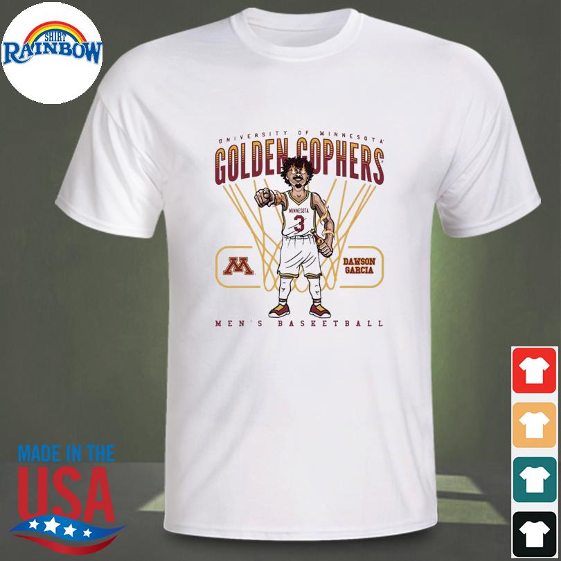 Minnesota- ncaa men's basketball dawson garcia shirt