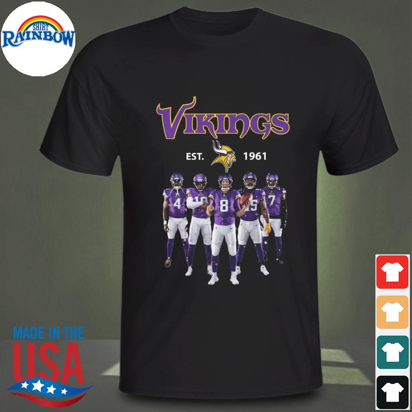 Minnesota Vikings football est 1961 go Vikings logo shirt, hoodie