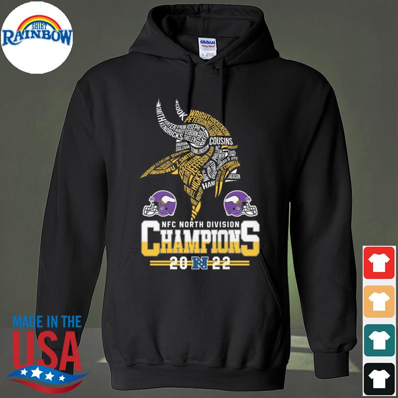 Minnesota Vikings NFC North Division Champions 2022 Shirt - High