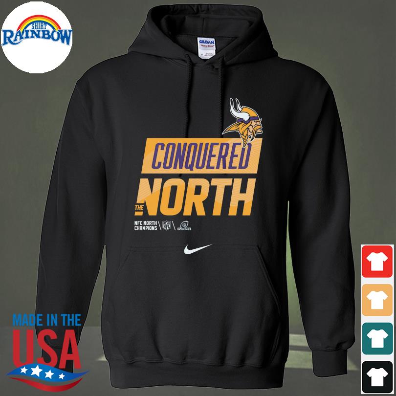 Minnesota Vikings 2022 NFC North Division Champions Locker Room Trophy  Collection T-Shirt, hoodie, sweater, long sleeve and tank top