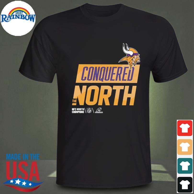 vikings nfc north champions t shirt