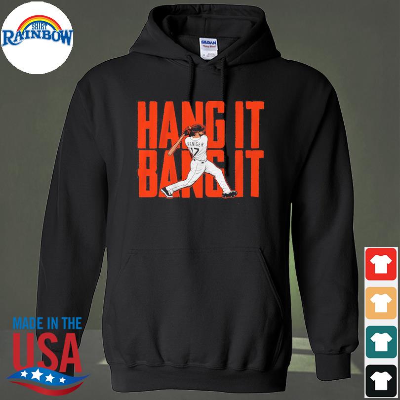 Mitch Haniger hang it bang it San Francisco funny T-shirt, hoodie