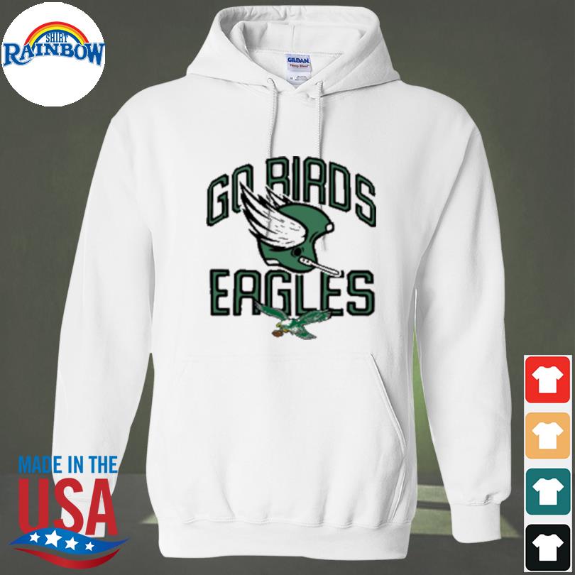 1948 Philadelphia Eagles Men's Cotton Jersey Hooded Long Sleeve T-Shirt by Vintage Brand