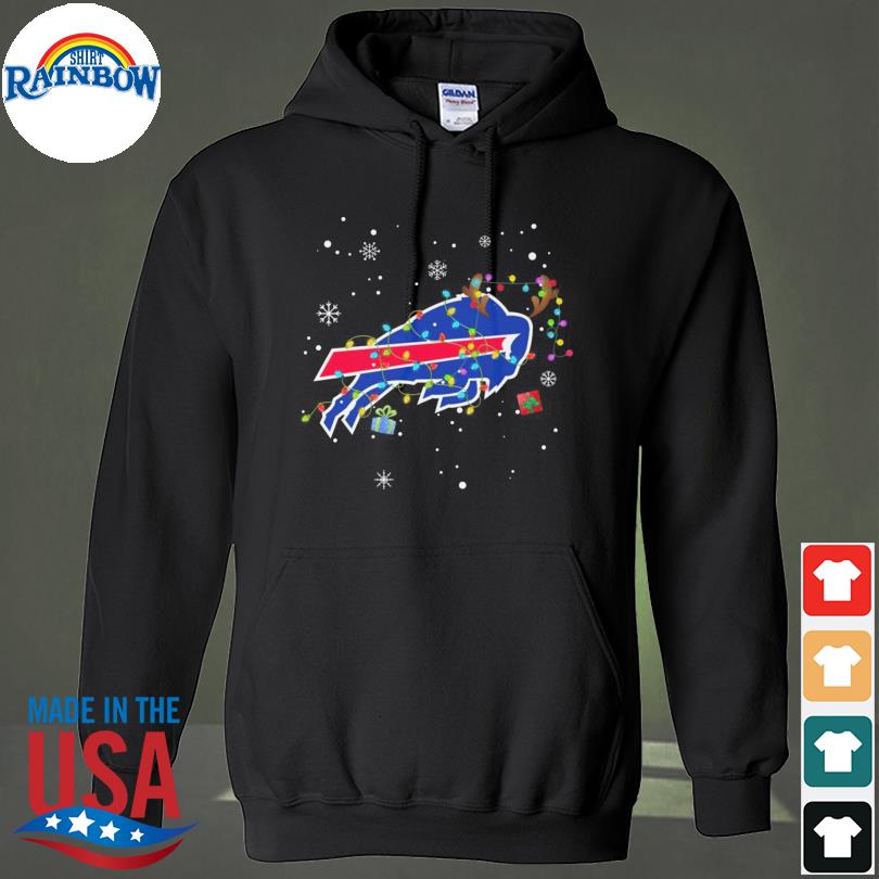 Merry Billsmas Vintage Buffalo Bills Christmas Lights Sweater