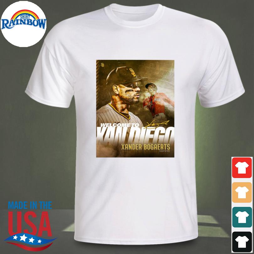 Welcome to xan diego xander bogaerts shirt