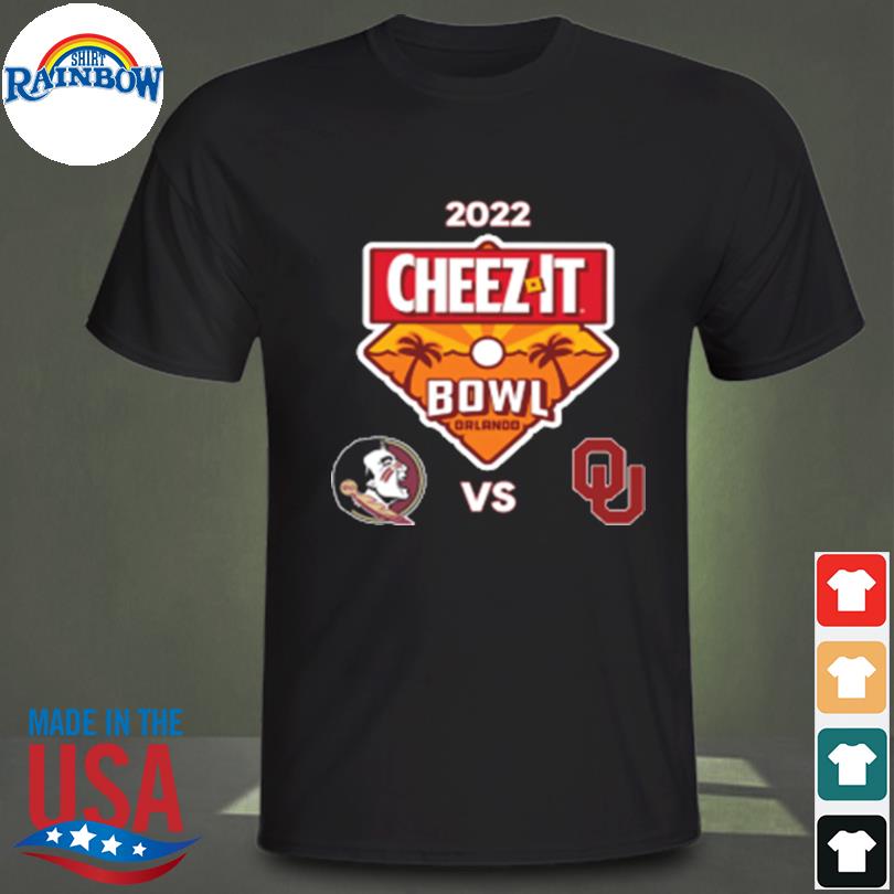 Oklahoma vs florida state seminoles 022 cheez-it bowl college football shirt