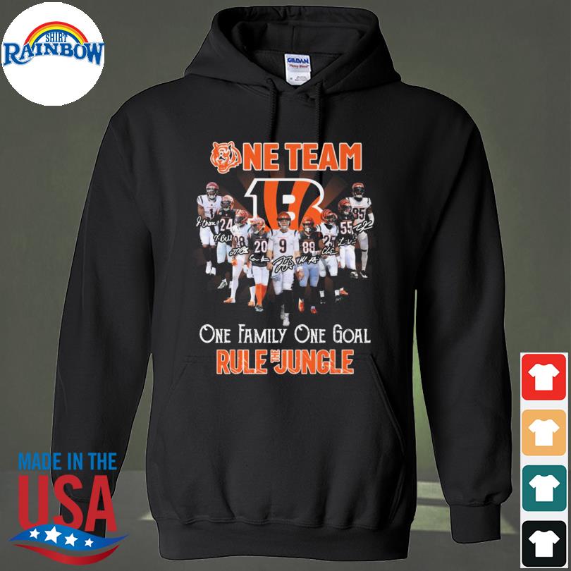 Cincinnati Bengals One Team One Family One Goal Rule The Jungle