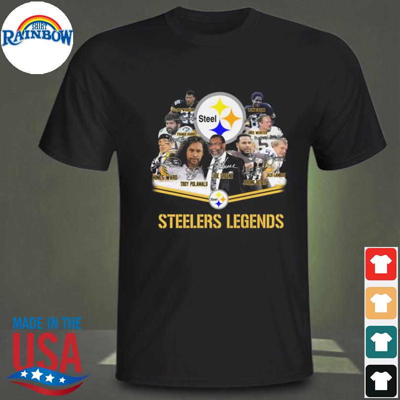 Pittsburgh Steelers Legends logo signature shirt