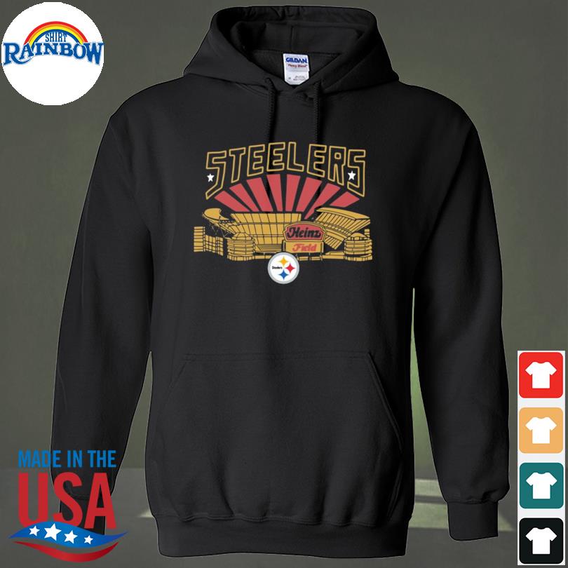 Men's Pittsburgh Steelers homage charcoal stadium heinz field shirt,  hoodie, sweater and long sleeve