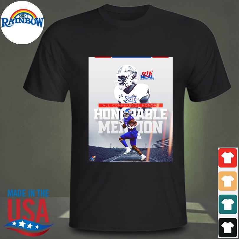Premium devin Neal Kansas Jayhawks all conference honors first team shirt