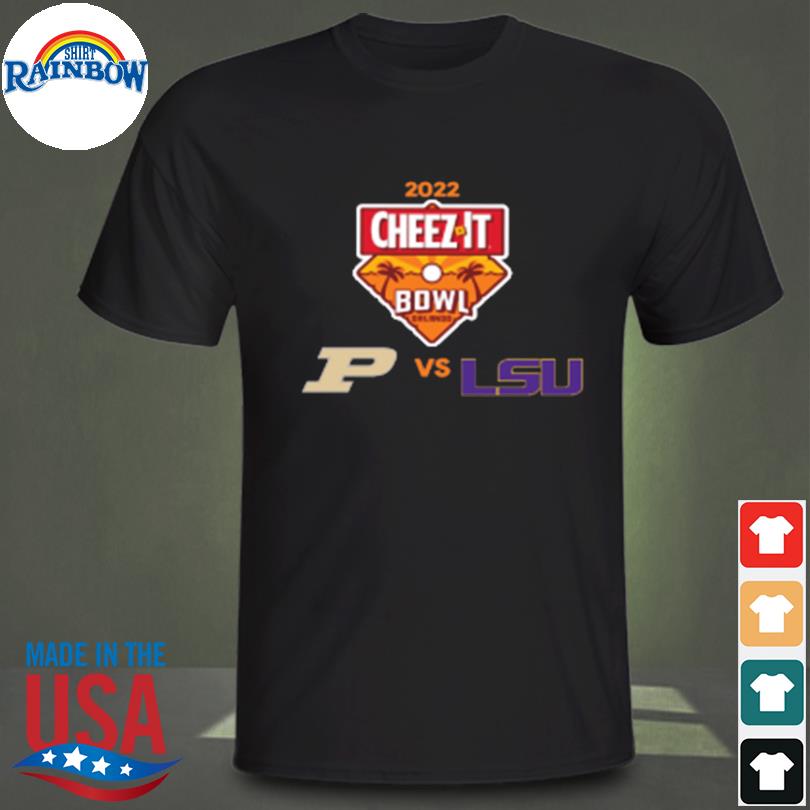 Purdue vs lsu cheez-it bowl 2022 college football shirt