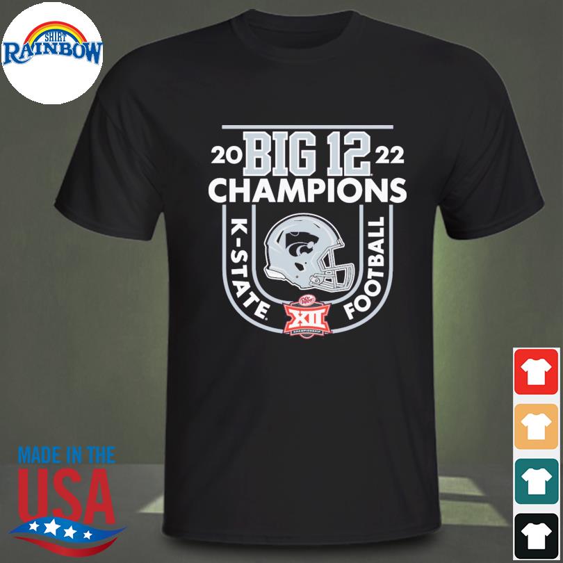 Purple Kansas state wilDcats 2022 big 12 football conference champions shirt
