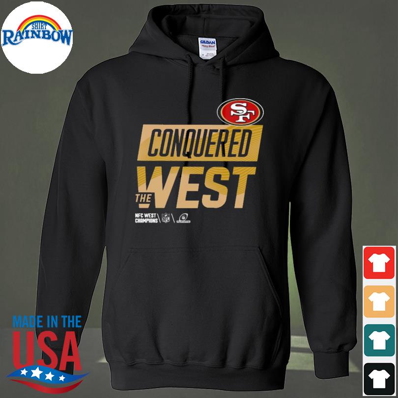 San Francisco 49Ers Conquered The West logo T-shirt, hoodie, sweater, long  sleeve and tank top