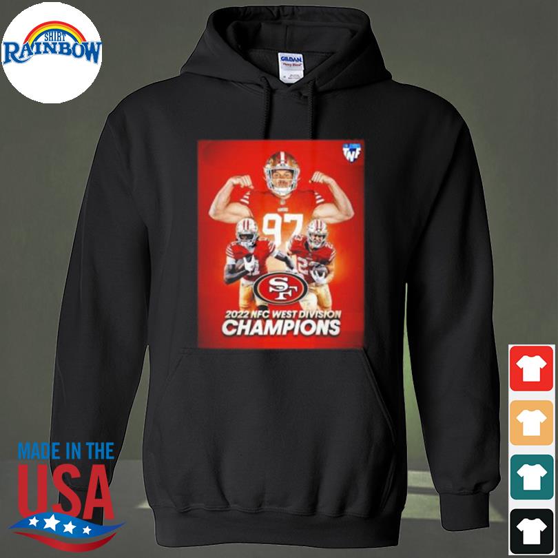 San francisco 49ers winner 2022 nfc west champions shirt, hoodie, sweater,  long sleeve and tank top