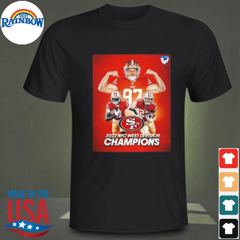 Official San francisco 49ers winner 2022 nfc west champions shirt