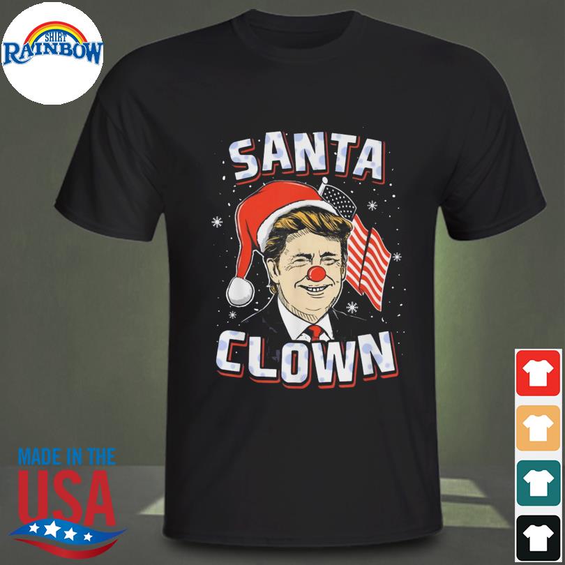 Santa clown Donald Trump 2023 merry Christmas sweater