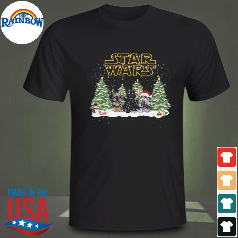 Santa Star Wars Chibi 2022 merry christmas tree sweater