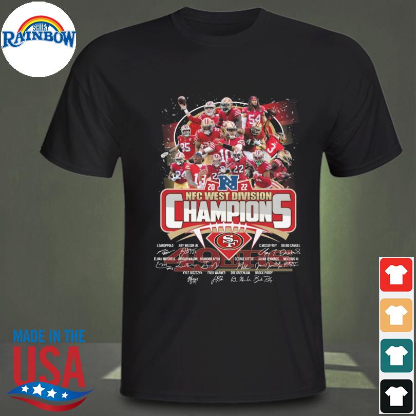 Official 49ers 2022 NFC West Division Champions Shirt, hoodie, sweater,  long sleeve and tank top