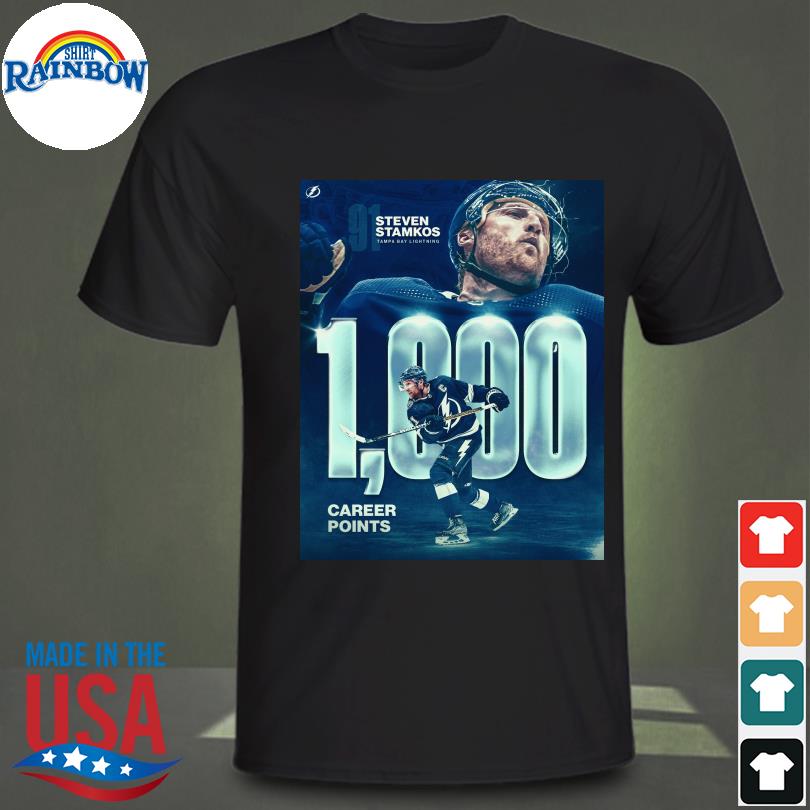 Steven stamkos tampa bay lightning 1k points for the captain fan shirt,  hoodie, sweater, long sleeve and tank top