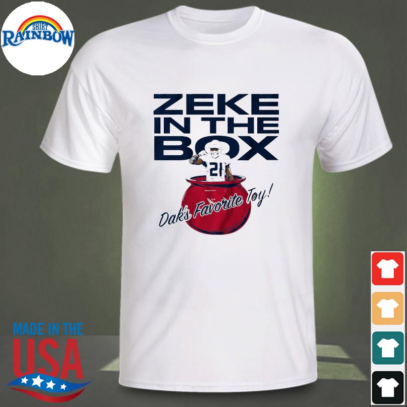 Official ezekiel Elliott And Dak Prescott Zeke In The Box T-Shirts, hoodie,  tank top, sweater and long sleeve t-shirt