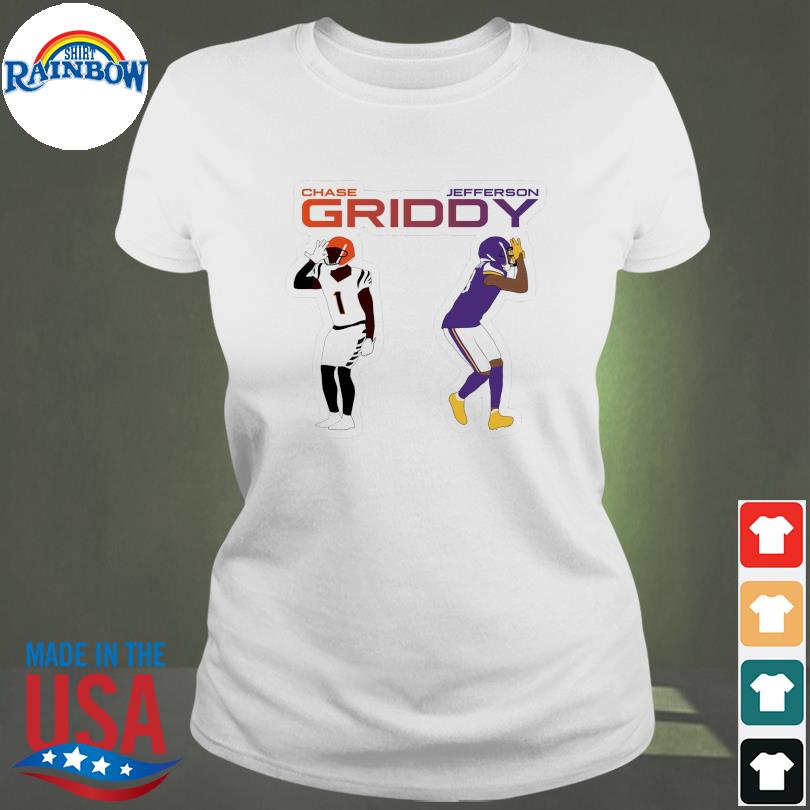 The Griddy Duo Justin Jefferson and Jamarr Chase T-Shirt, hoodie, sweater,  longsleeve and V-neck T-shirt