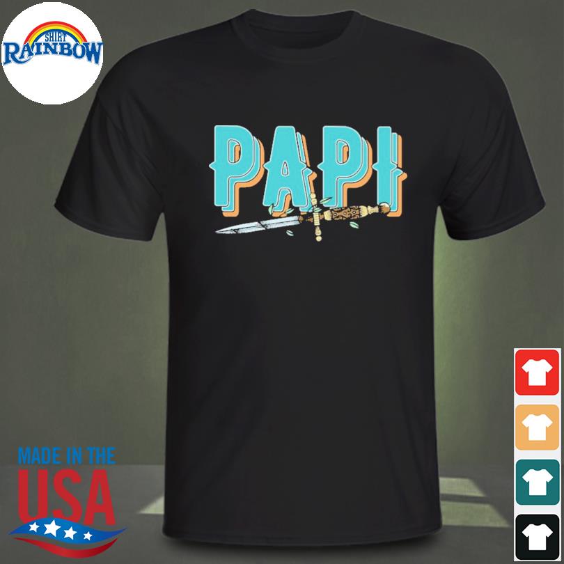 The Papi Teal Knife Shirt