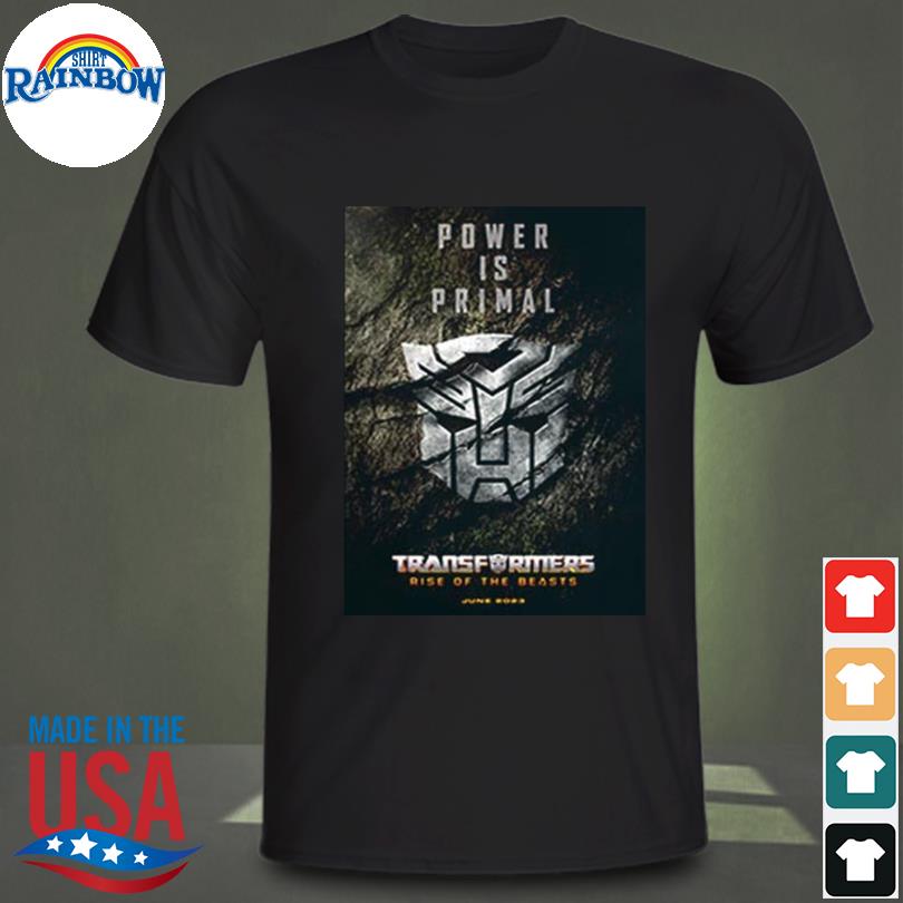Transformers rise of the beasts poster shirt